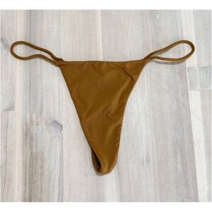 Indah Brown High-Cut Bikini Bottom